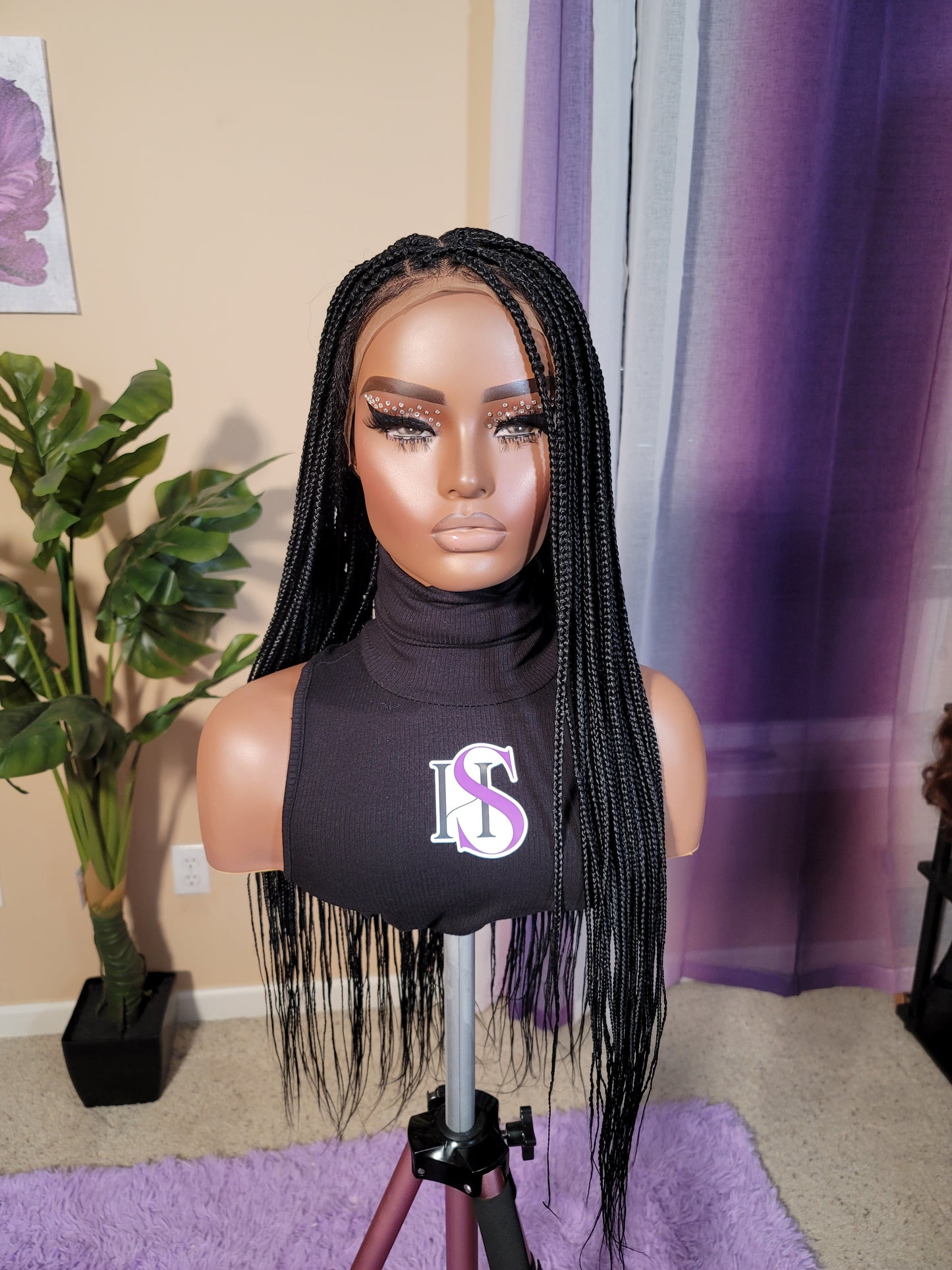 Reghan | Small Knotless Box Braids | FULL LACE (Ready to Ship)