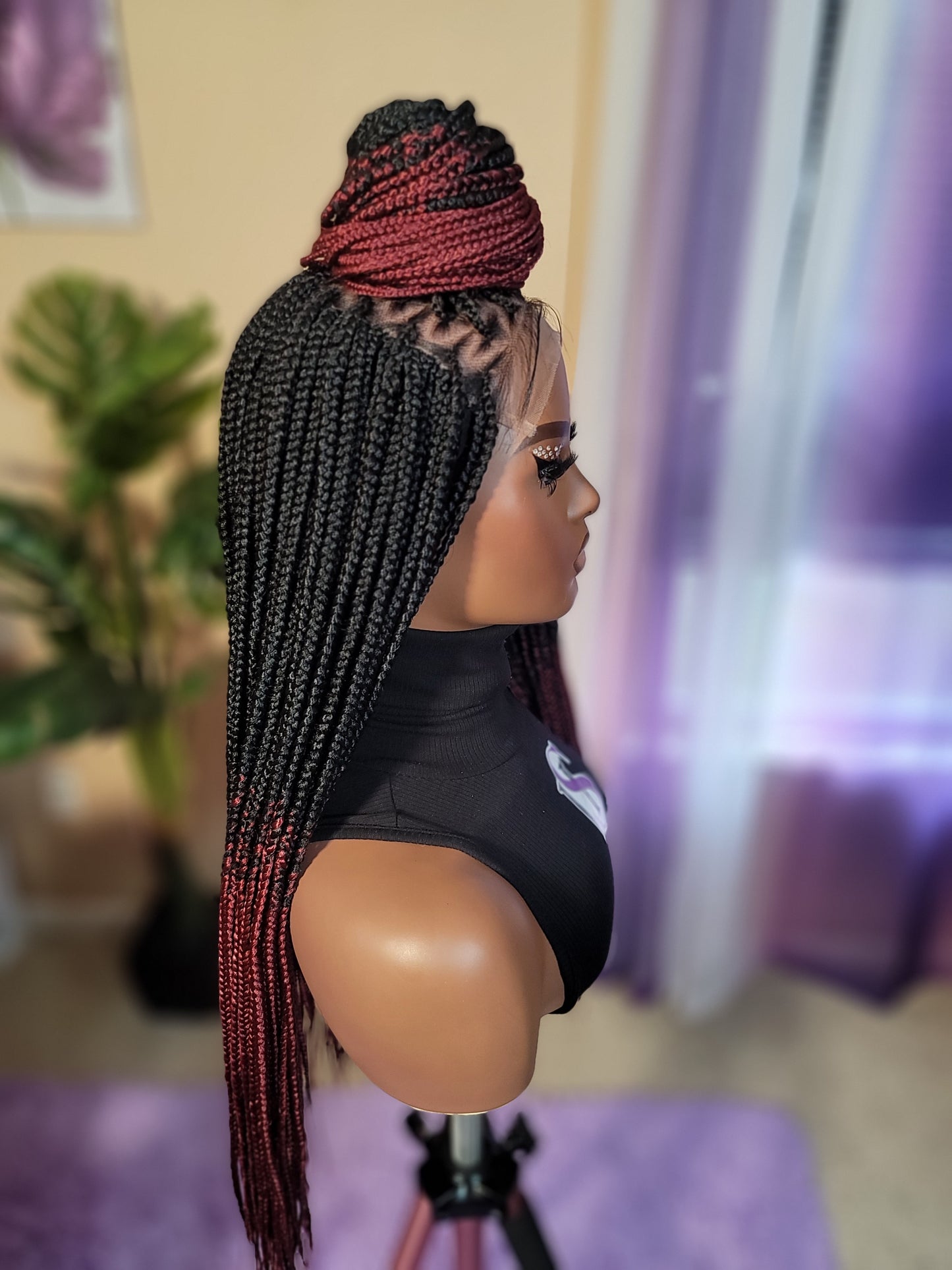 DEJA | SMEDIUM Knotless Triangle Box Braids | Pre-Order