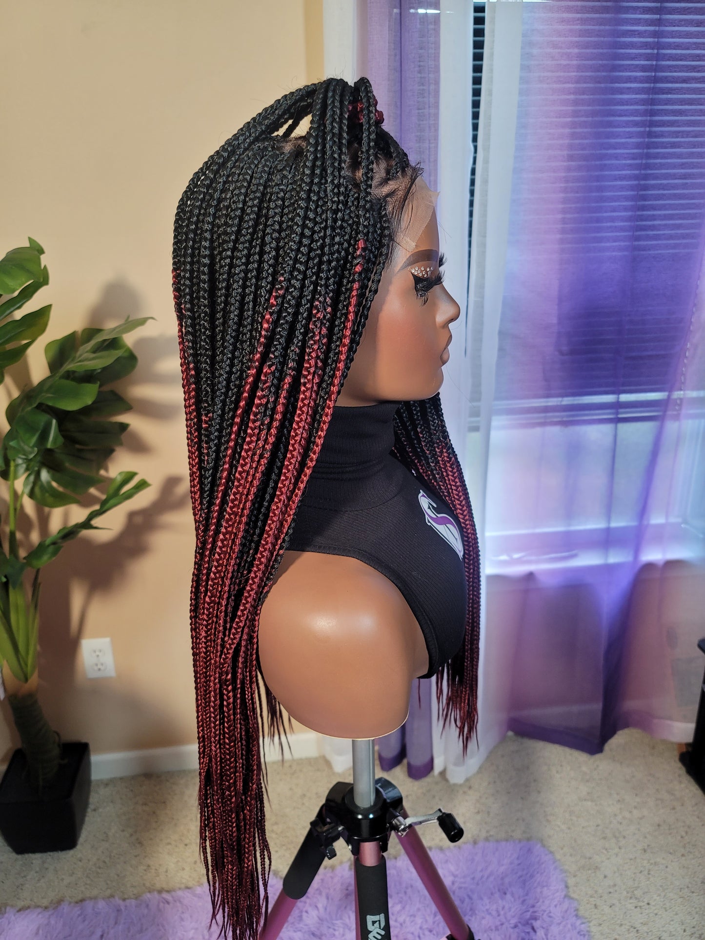 DEJA | SMEDIUM Knotless Triangle Box Braids | Pre-Order
