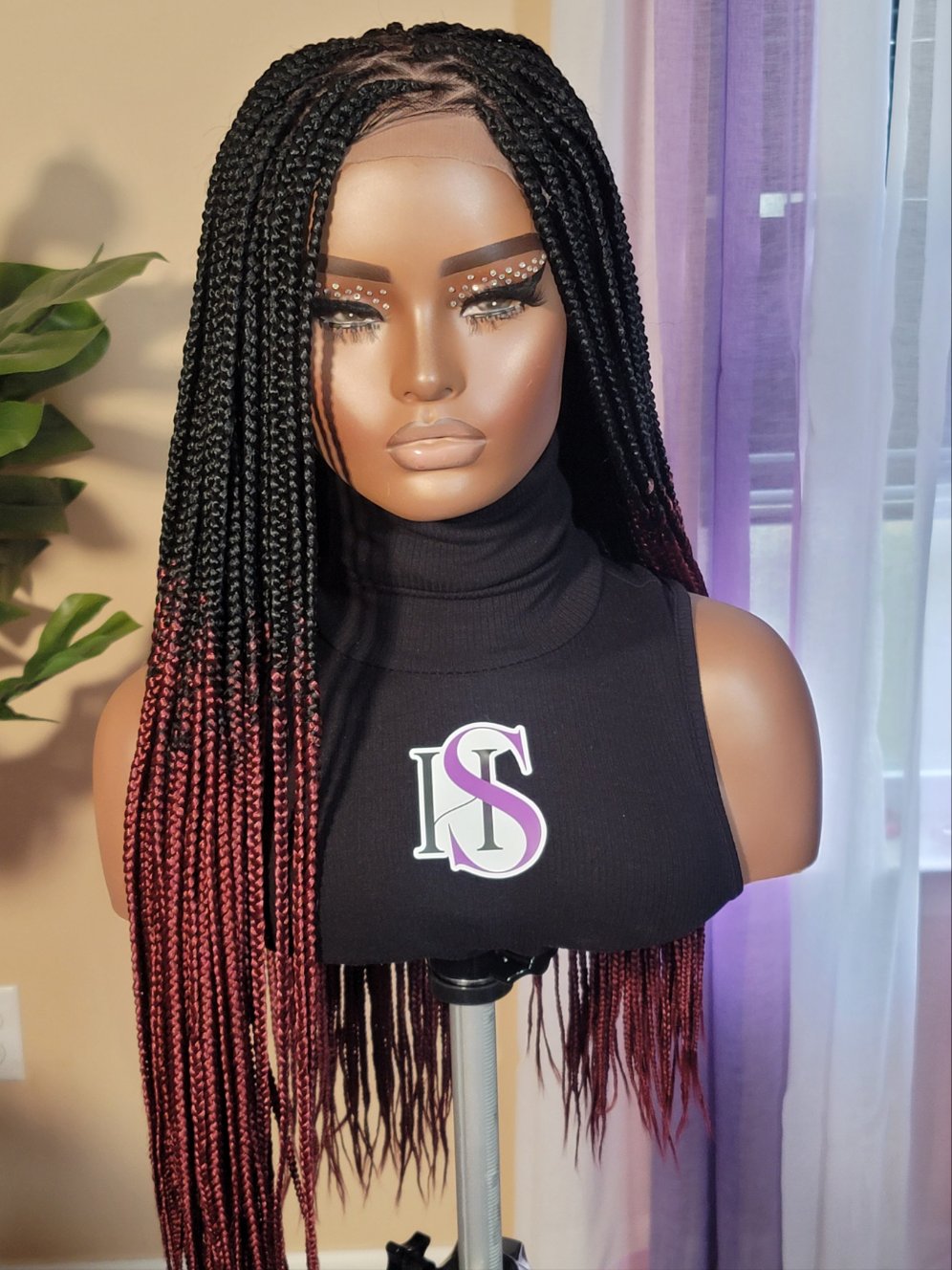 DEJA | SMEDIUM Knotless Triangle Box Braids | Pre-Order