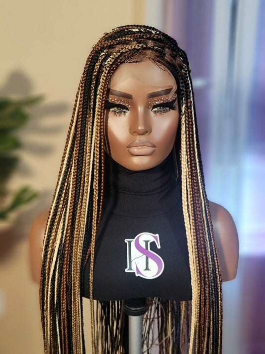 STACEY  | Smed Mixed Knotless Box Braids | PRE-ORDER