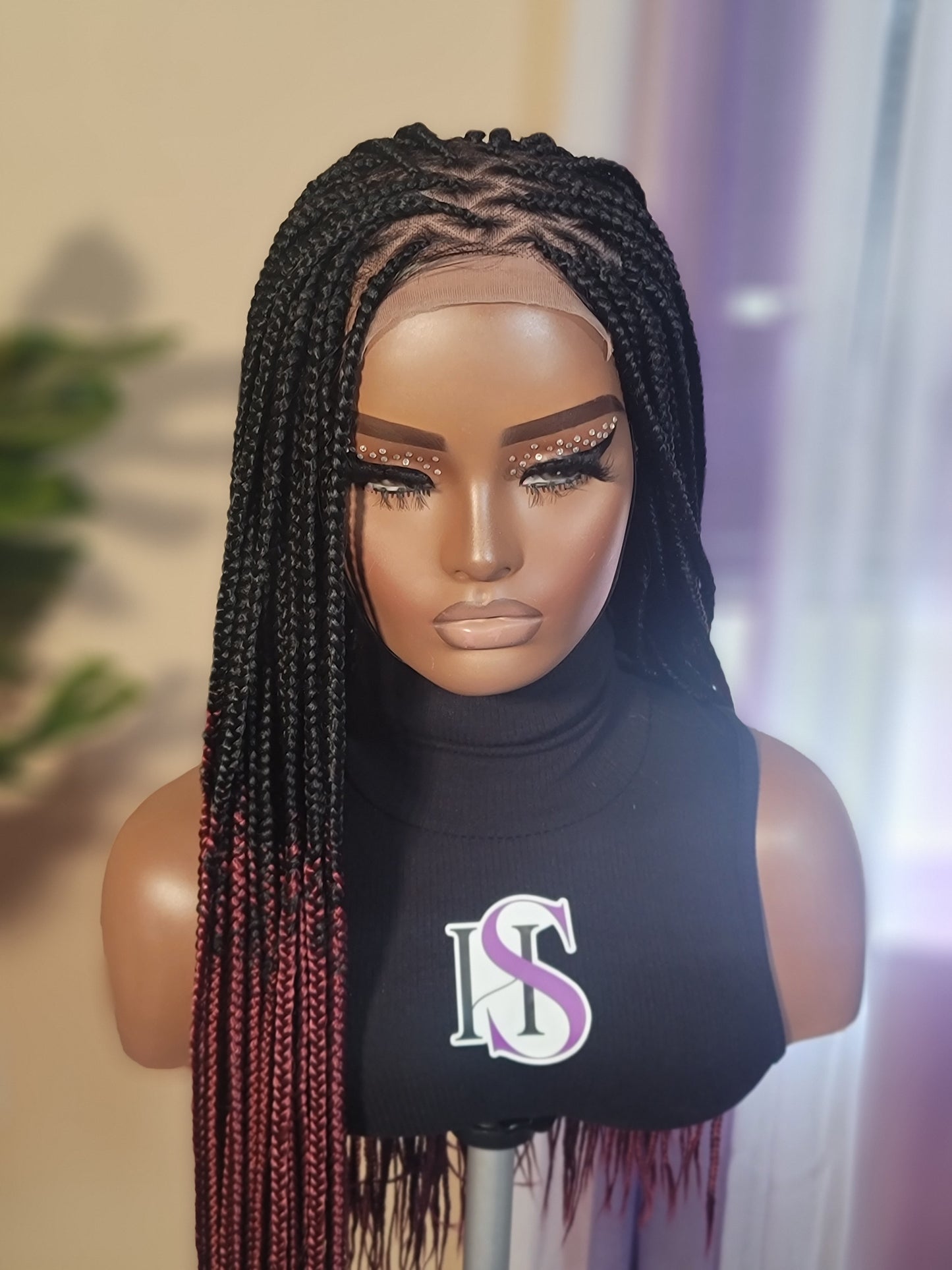 DEJA | SMEDIUM Knotless Triangle Box Braids | Pre-Order