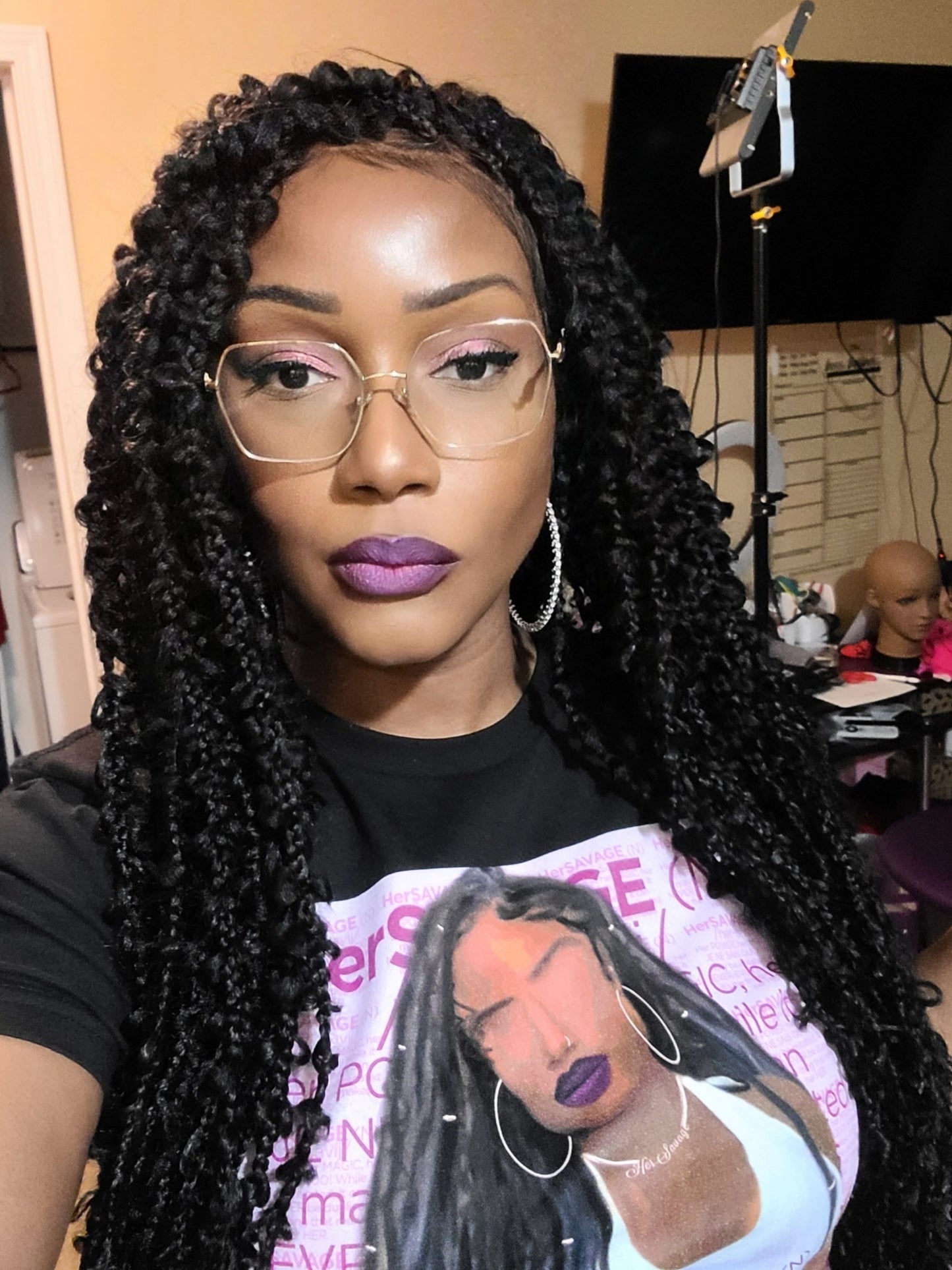 HerSAVAGE Woman Screenprint Tee (Guildan Brand Unisex Fit)