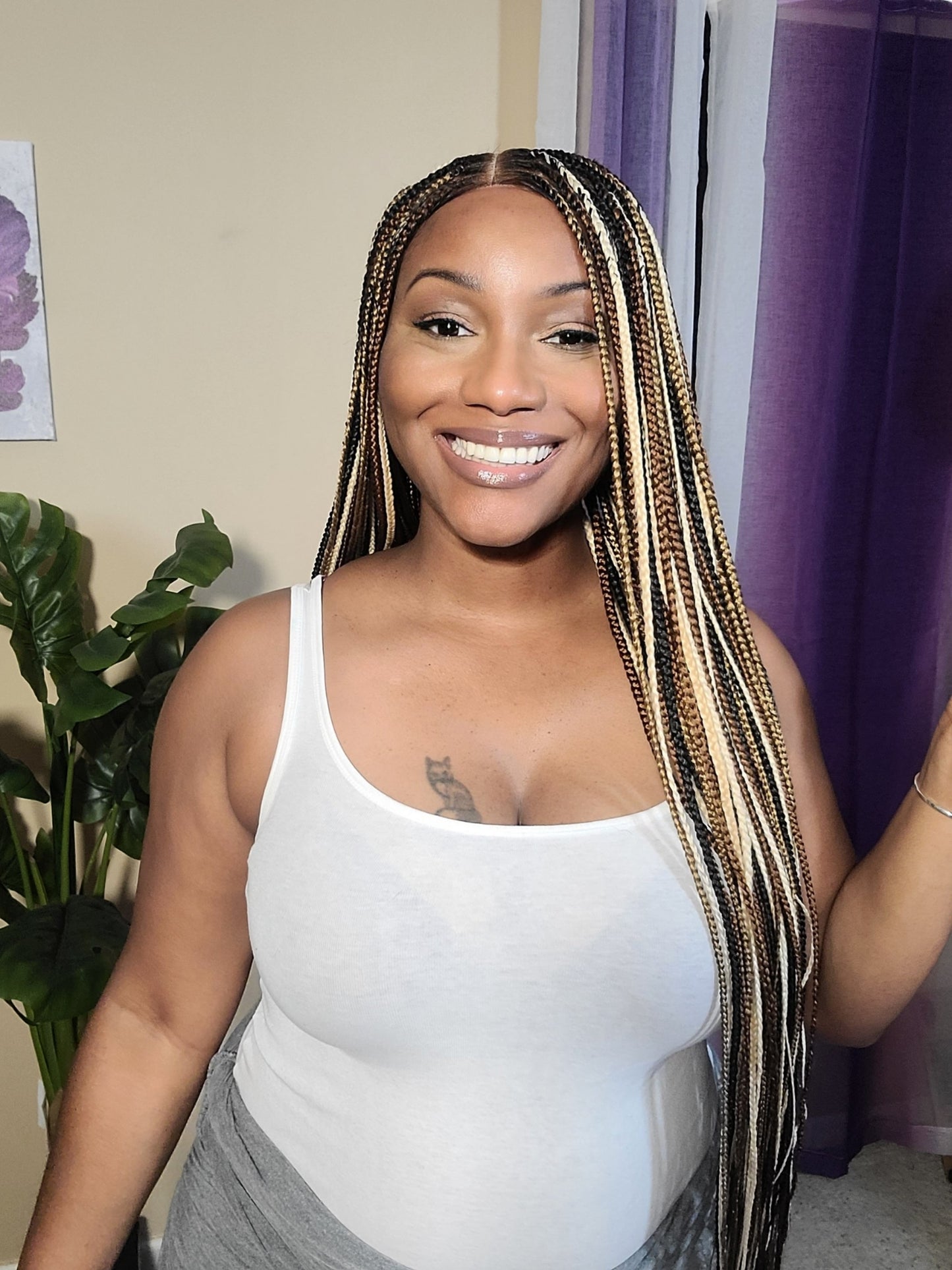 STACEY | Smed Mixed Knotless Box Braids | PRE-ORDER