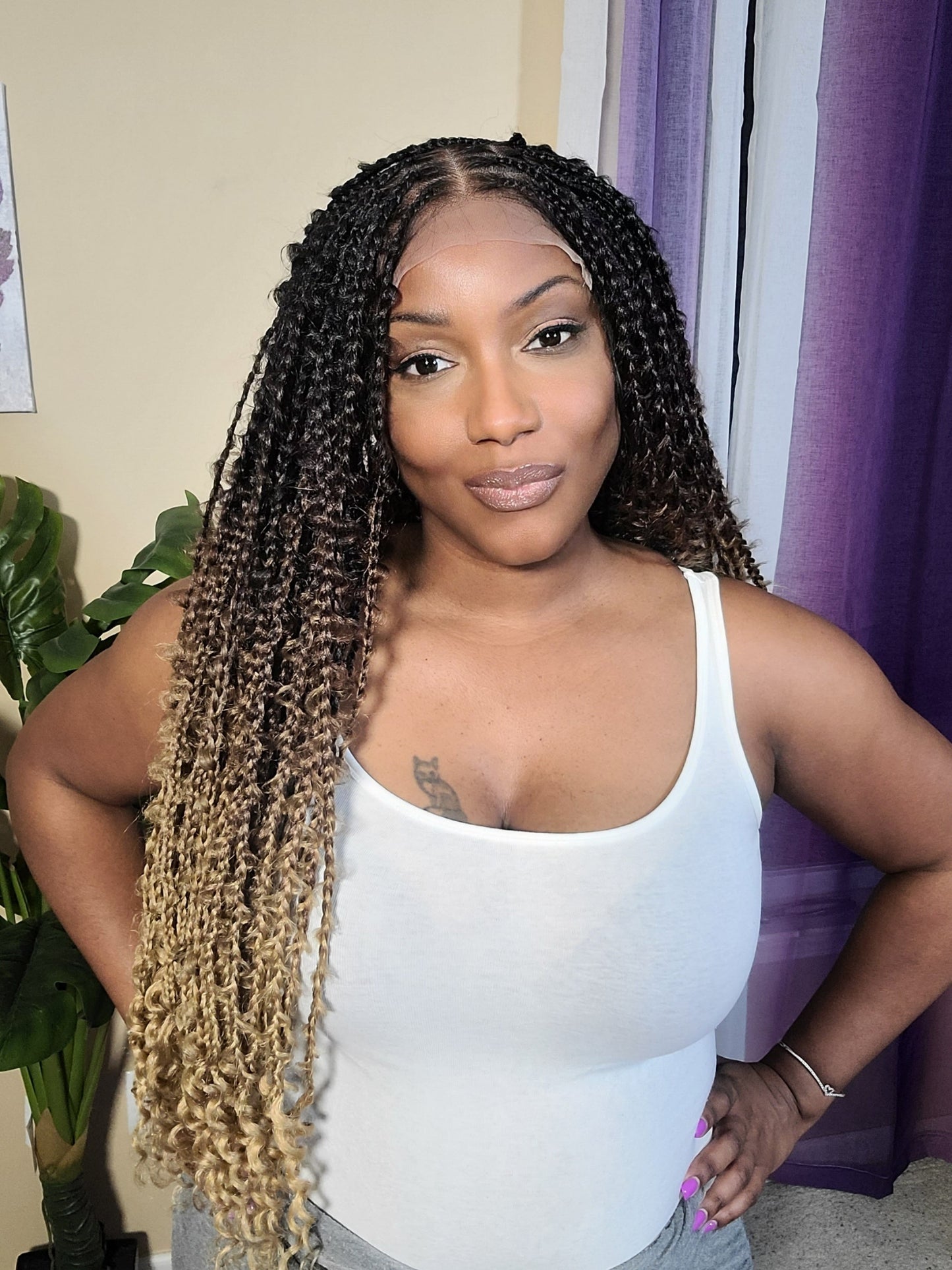 YONCE | Knotless Jungle Braids | 6x6 CLOSURE (Ready to Ship)