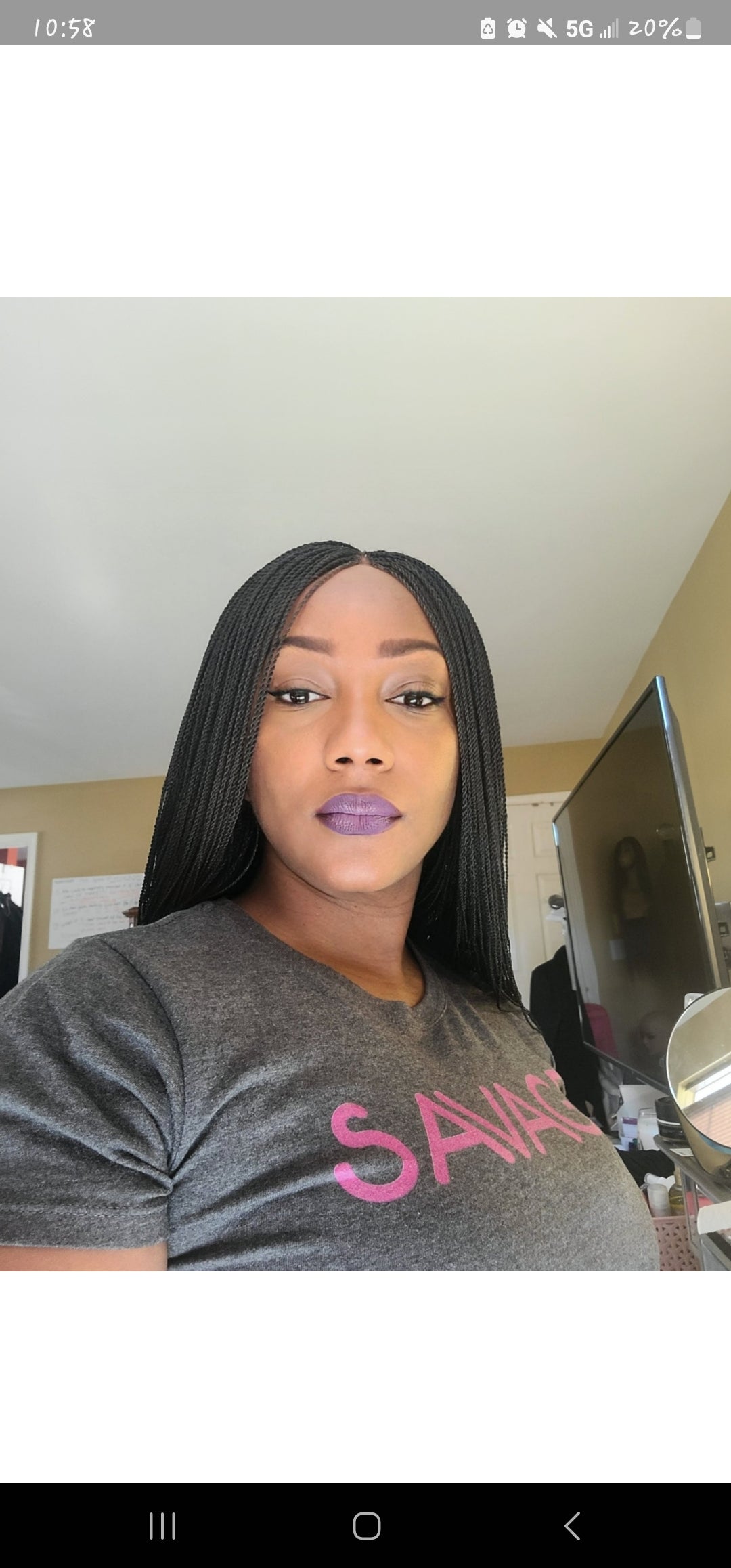 KIMMIE (BLACK) | Middle Part SUPER SLIM Micro Twists | 2x4 CLOSURE (Ready to Ship)