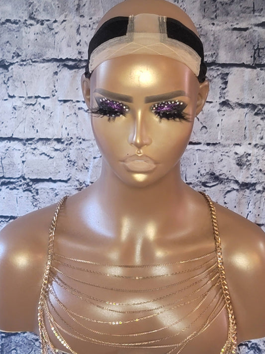 T-Shape Velvet Wig Grips (Perfect for Frontals, Large Closures & Full Lace Wigs)