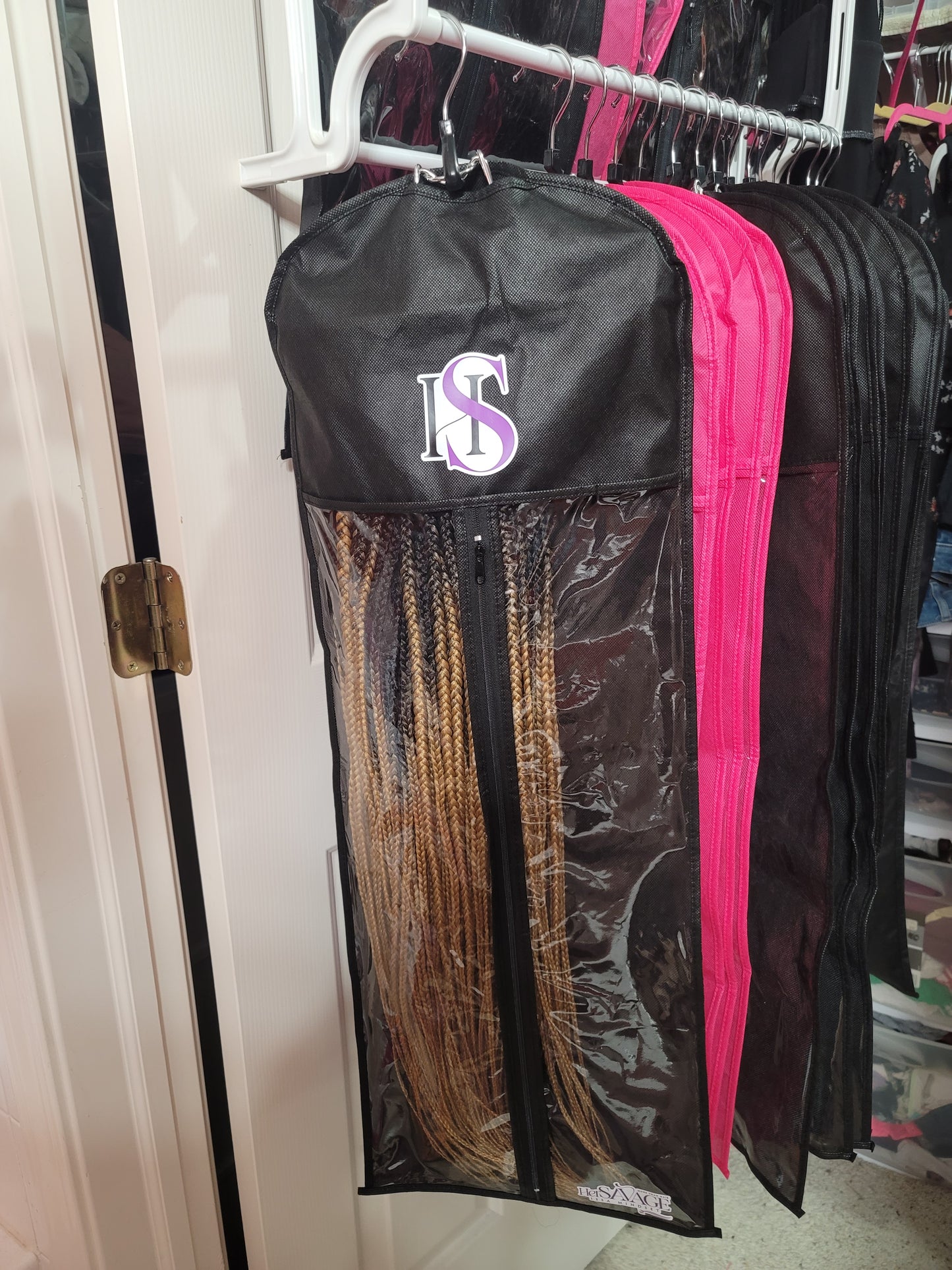SAVAGE XL Hanging Wig Storage Bag