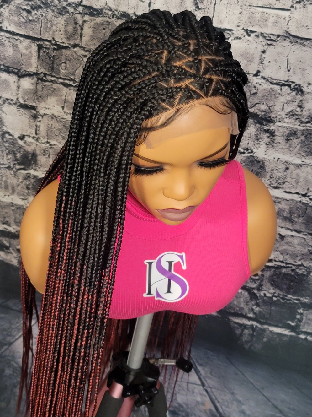 DEJA | SMEDIUM Knotless Triangle Box Braids | Pre-Order