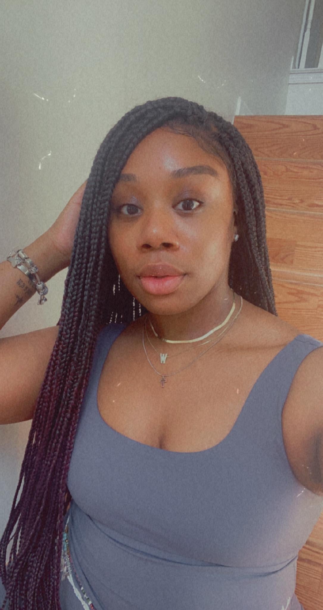 DEJA | SMEDIUM Knotless Triangle Box Braids | Pre-Order