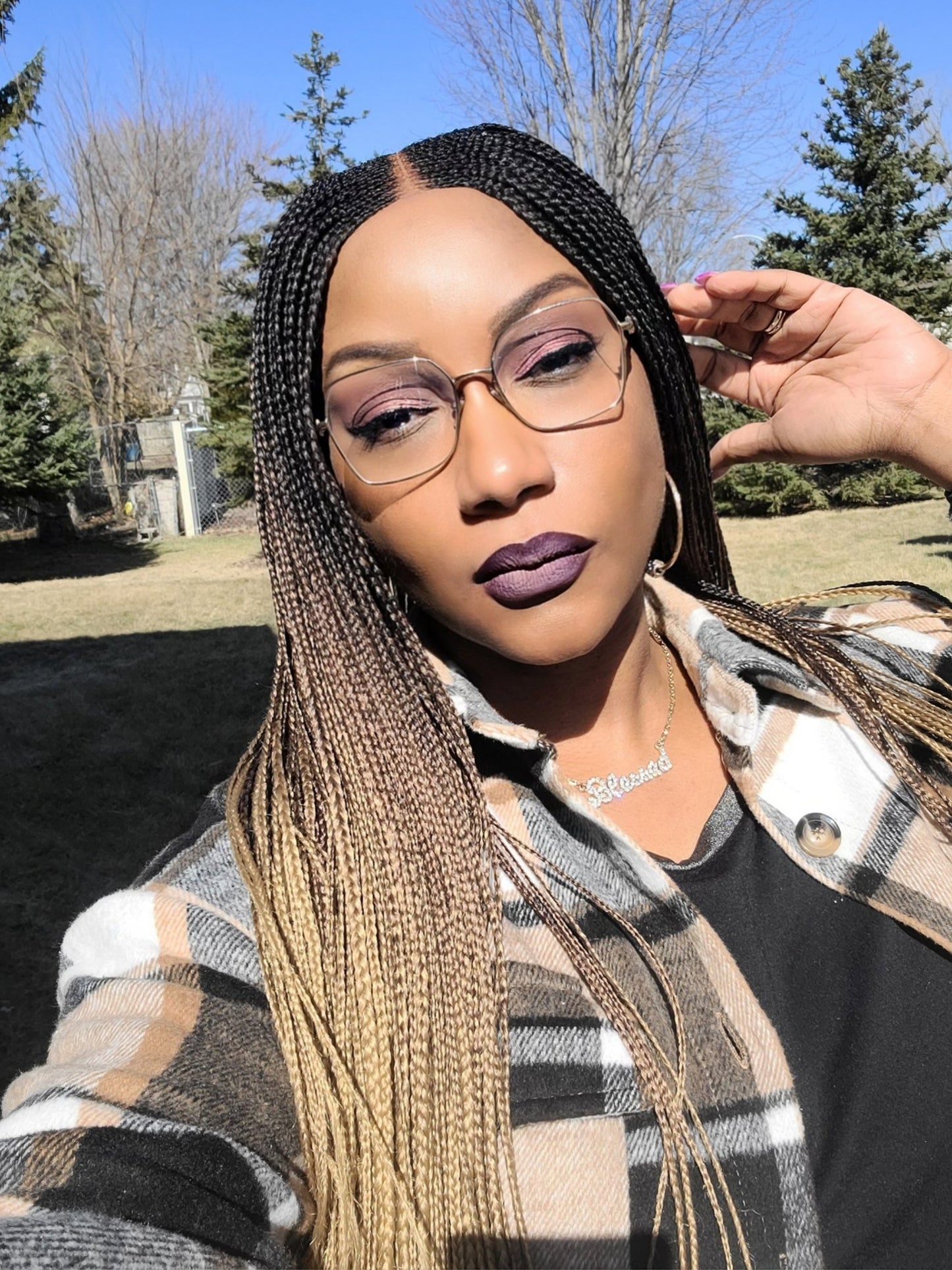 CHELLE | Middle Part Tribal Cornrows | PRE-ORDER