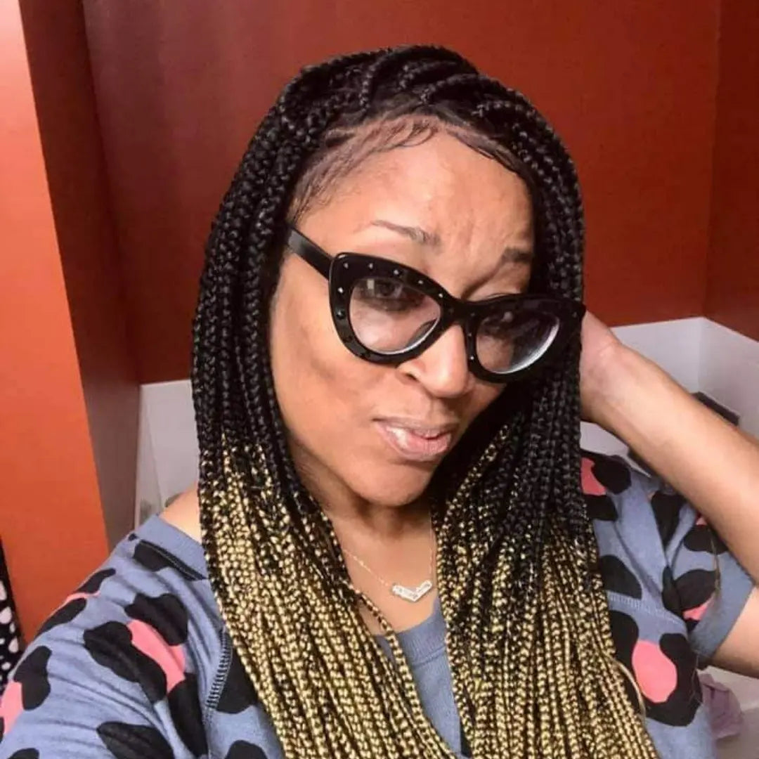DEJA | SMEDIUM Knotless Triangle Box Braids | Pre-Order