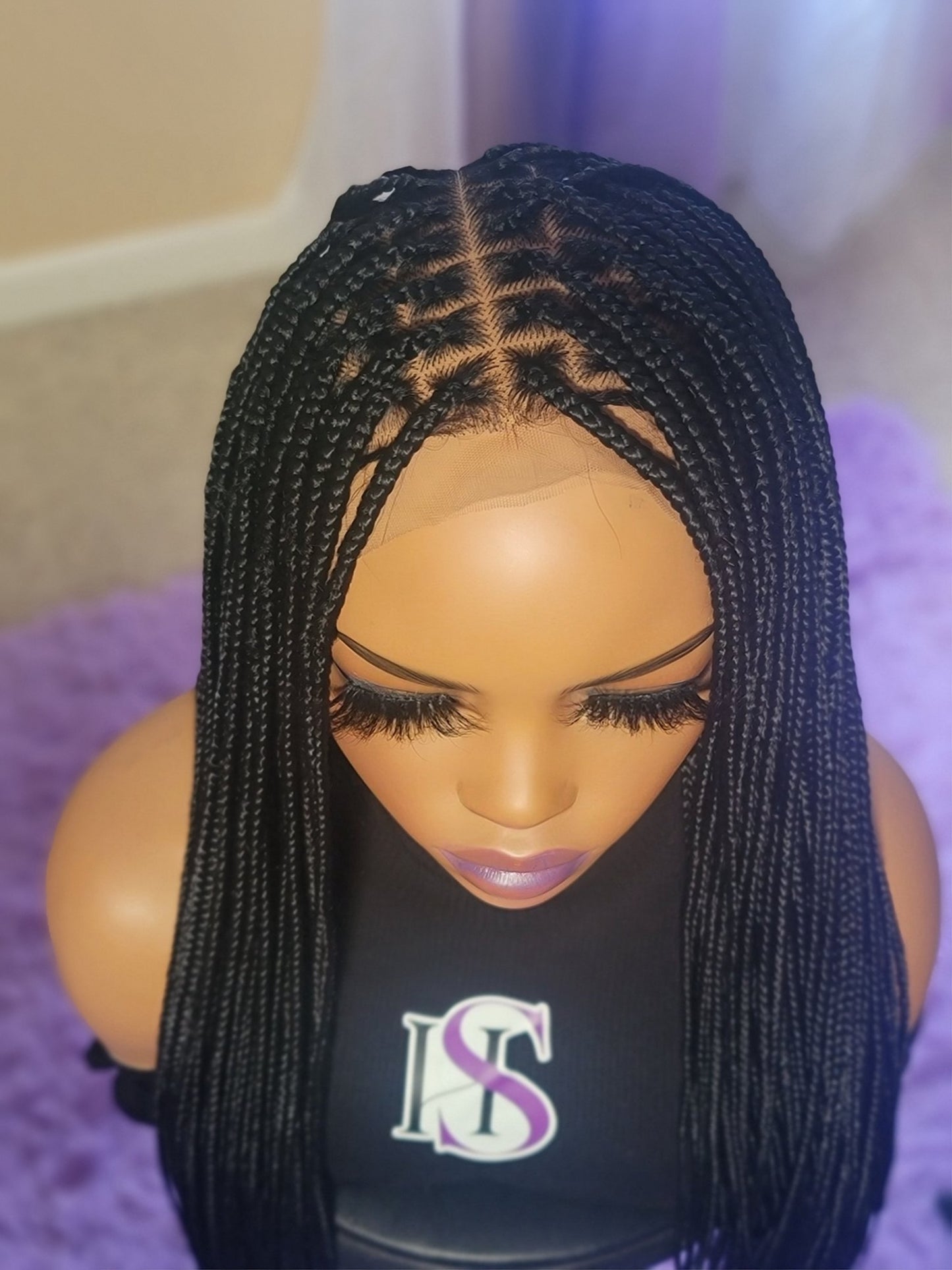 Reghan | Small Knotless Box Braids | FULL LACE (Ready to Ship)