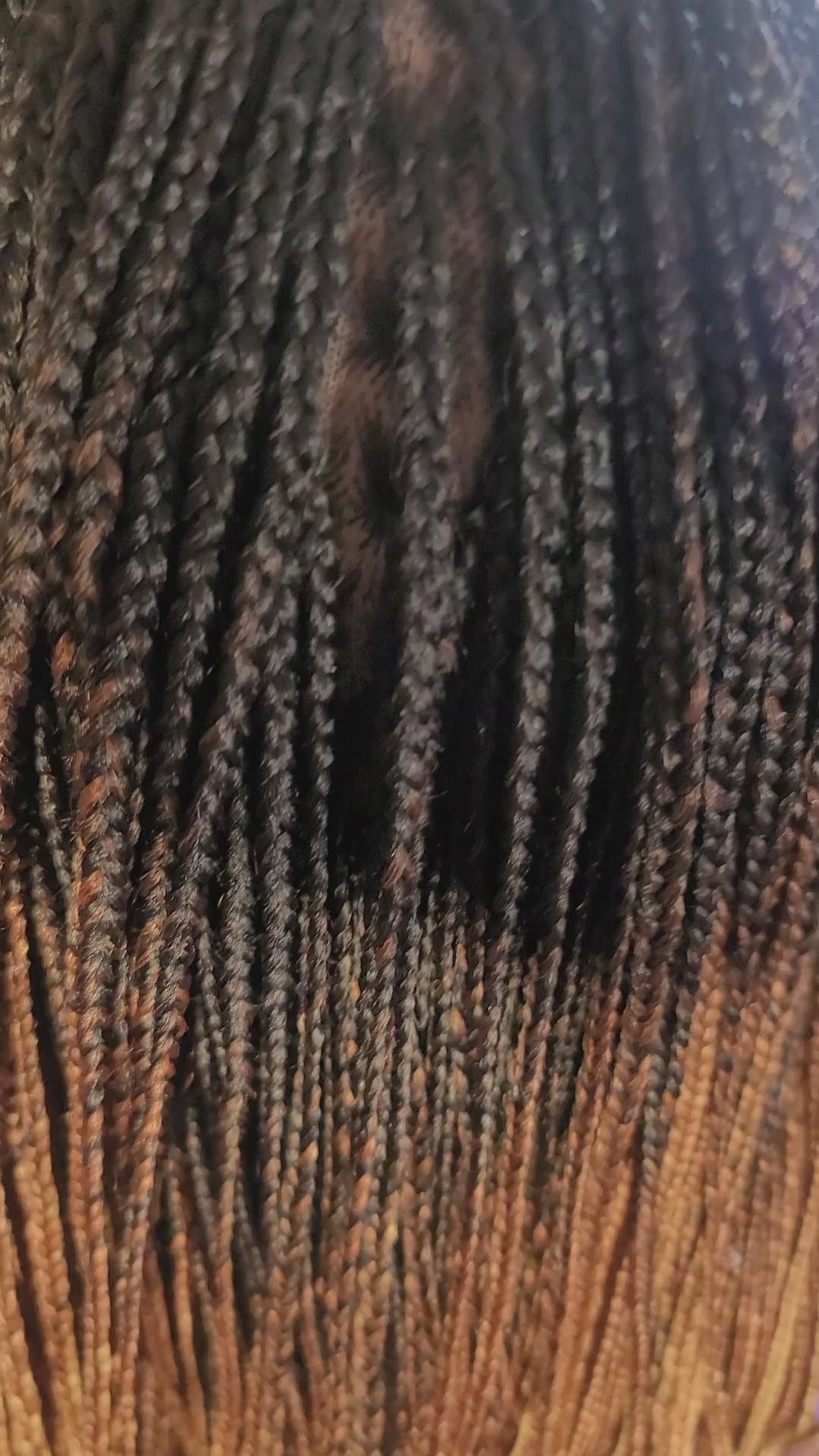LAILAH 'Wavy' (3 Tone Ombre) | Small Knotless Braids | FULL LACE (Ready to Ship) SMALL CAP