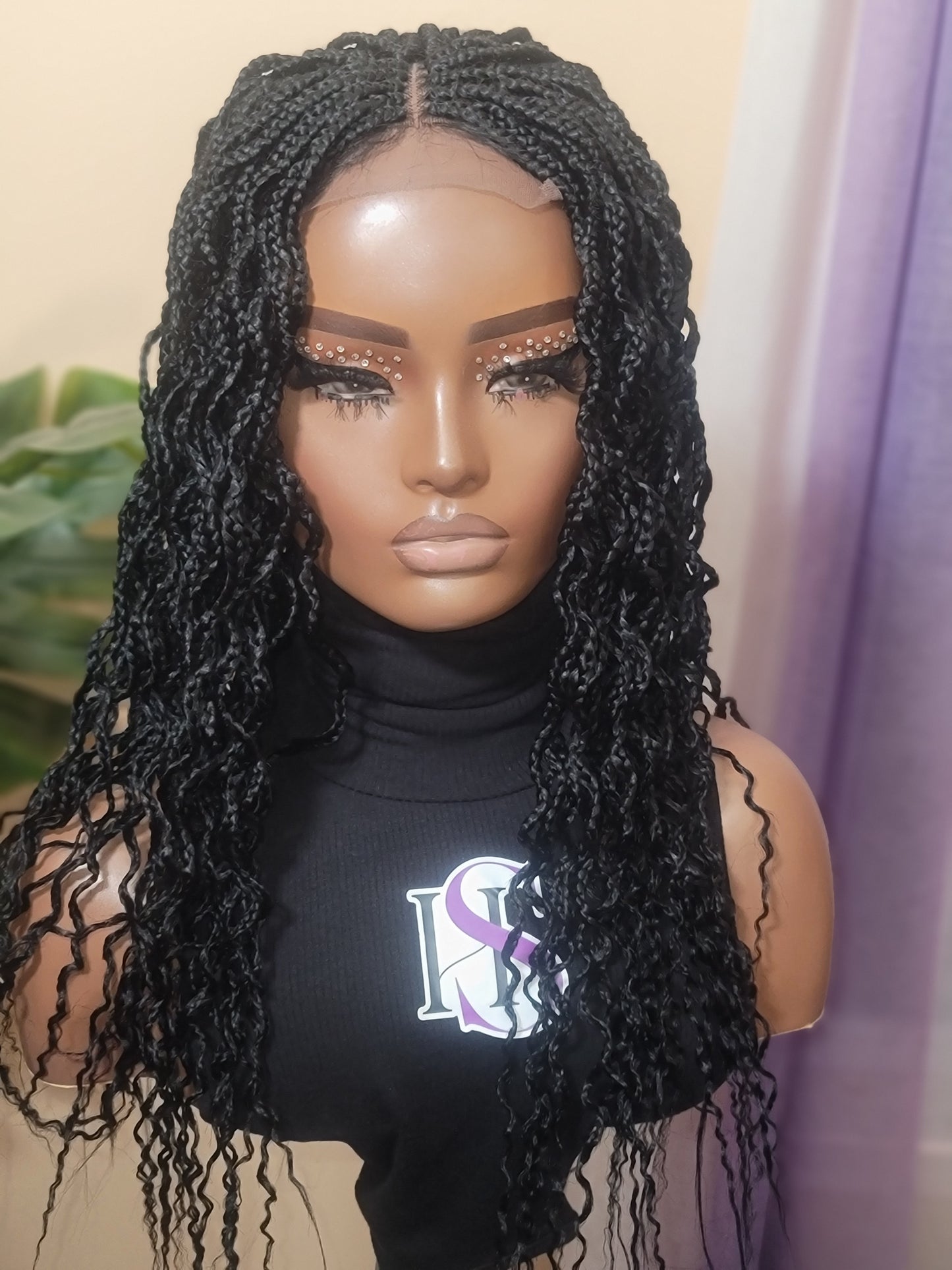 SADE | Middle Part Crinkled | 4x4 CLOSURE (Ready To Ship)