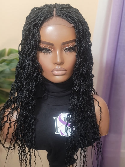 SADE | Middle Part Crinkled | 4x4 CLOSURE (Ready To Ship)