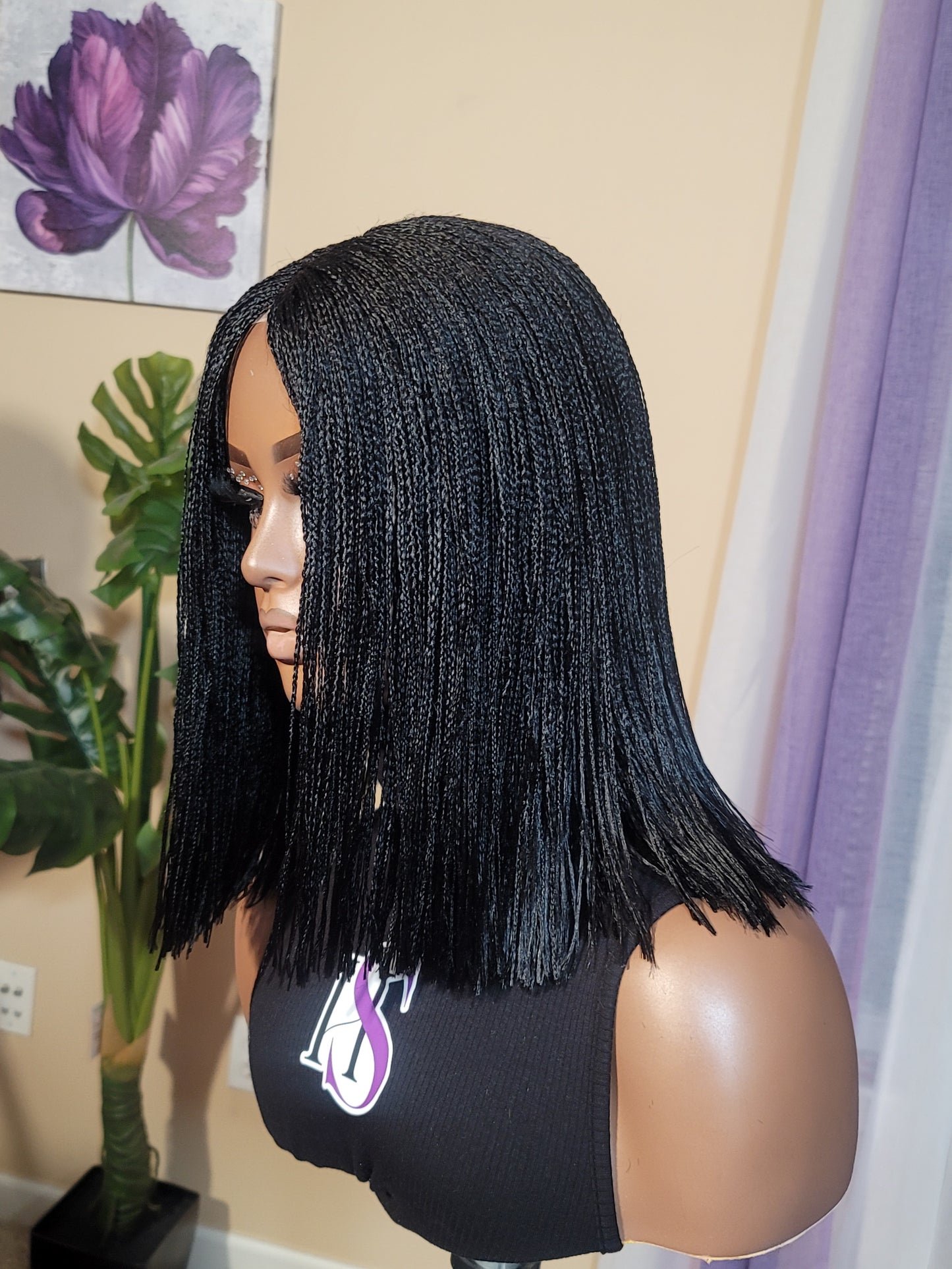 PATRA (BLACK)| MicroTwist Bob | 2x4 CLOSURE (Ready To Ship)