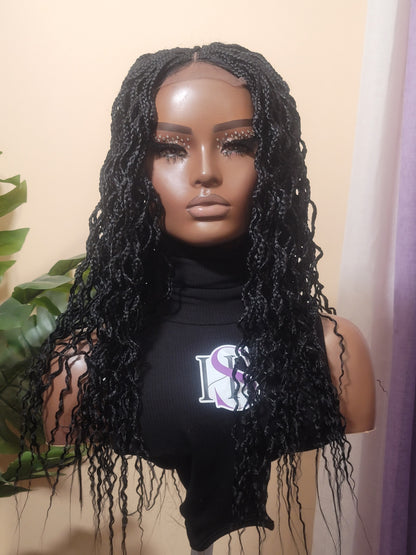 SADE | Middle Part Crinkled | 4x4 CLOSURE (Ready To Ship)