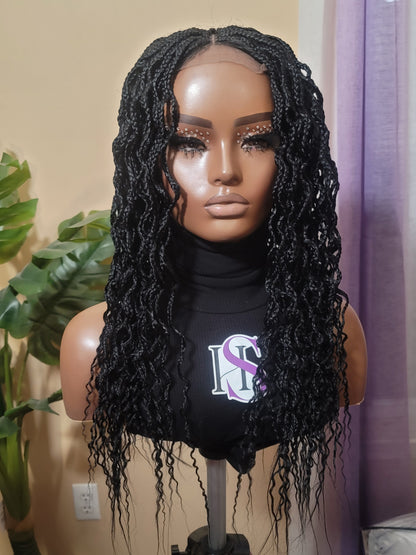 SADE | Middle Part Crinkled | 4x4 CLOSURE (Ready To Ship)