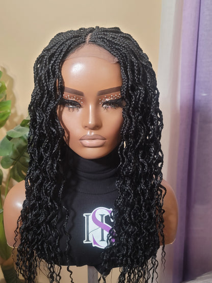 SADE | Middle Part Crinkled | 4x4 CLOSURE (Ready To Ship)