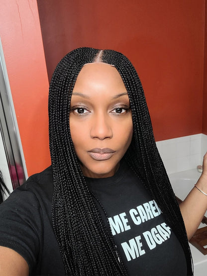 CHELLE | Middle Part Tribal Cornrows | PRE-ORDER